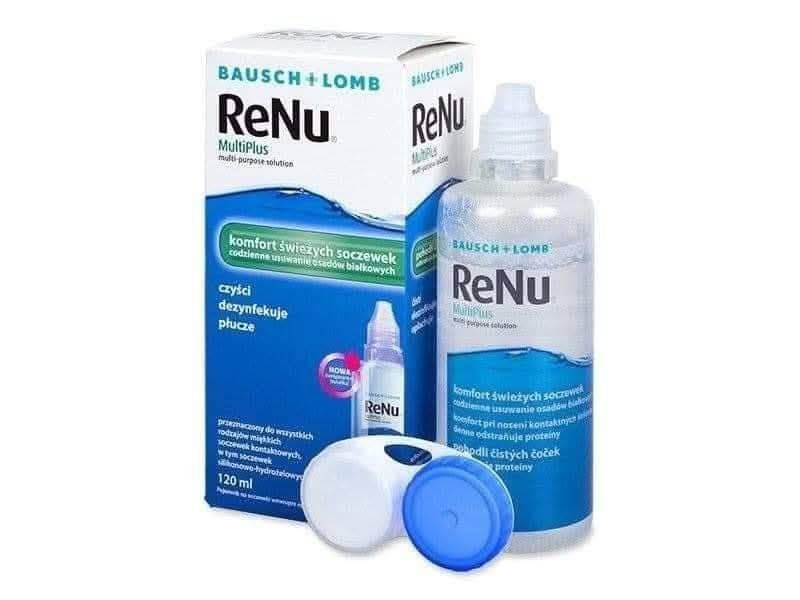 محلول عدسات Renu