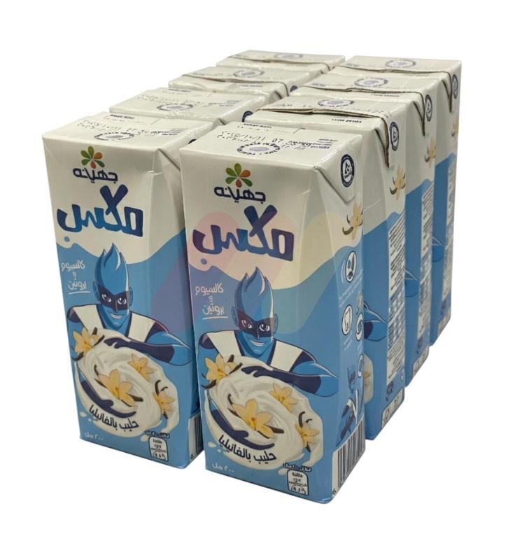 مكس جهينه حليب بالفانليا200 مل علبه 15 قطعه