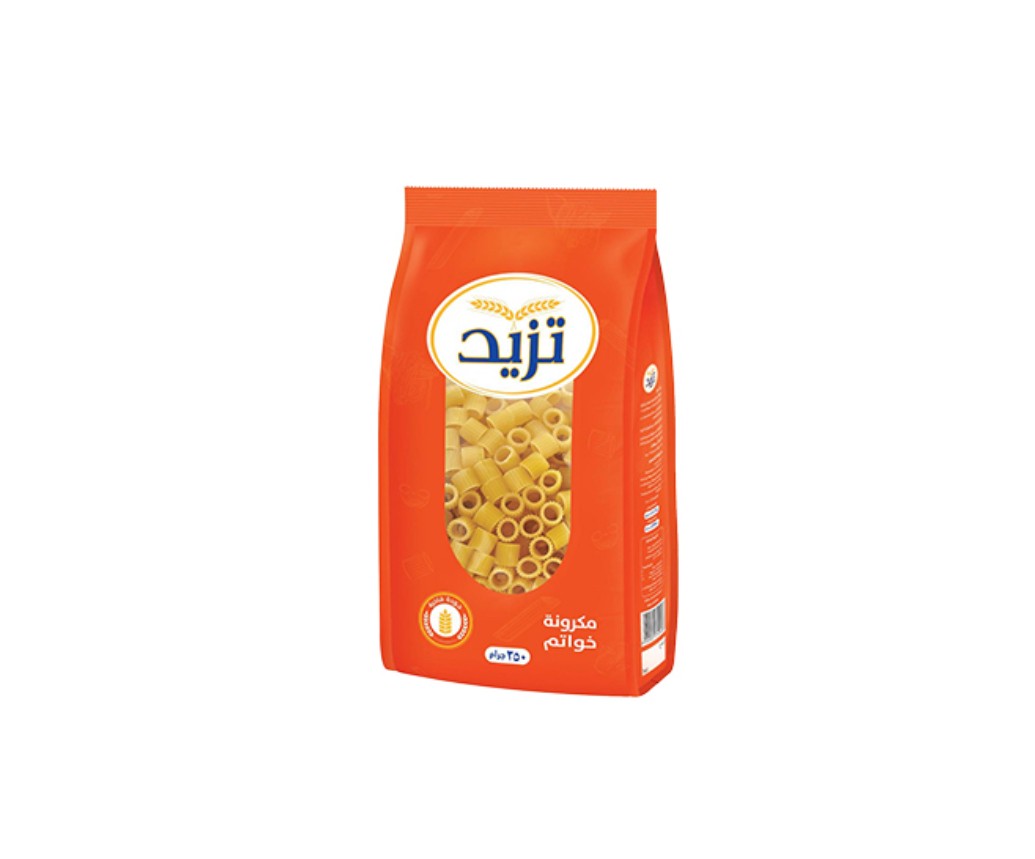 تزيد مكرونه خواتم 350 جرام