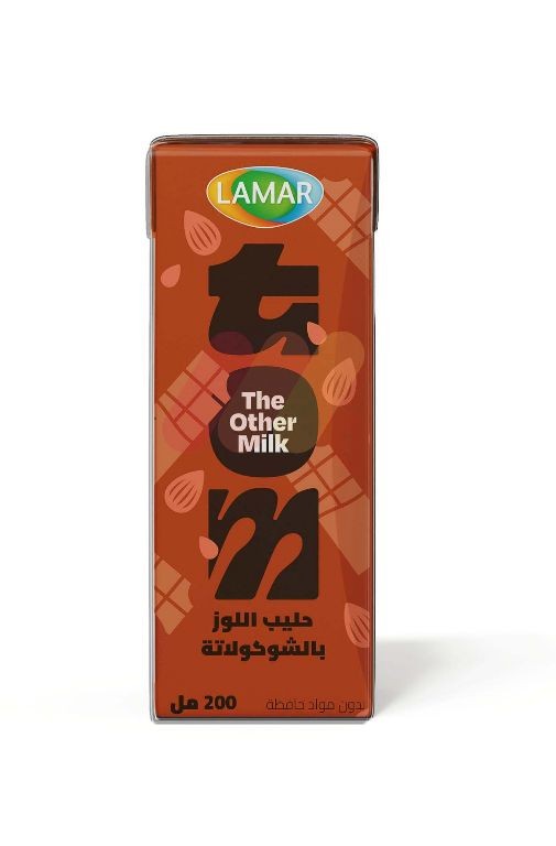 لمار حليب اللوز بالشوكولاته