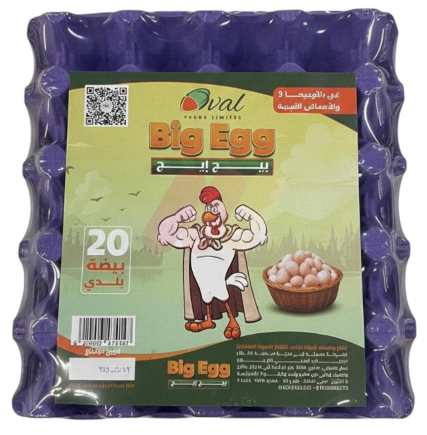 بيج ايج بيض ابيض اورجانيك كرتونه 30 بيضه