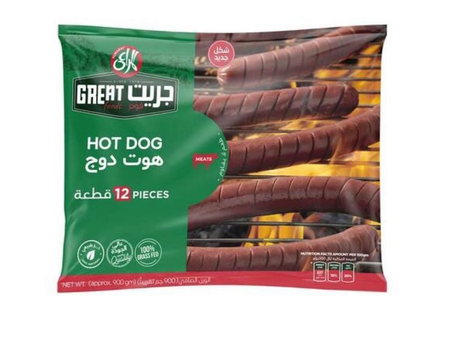 المراعي هوت دوج  مجمد
