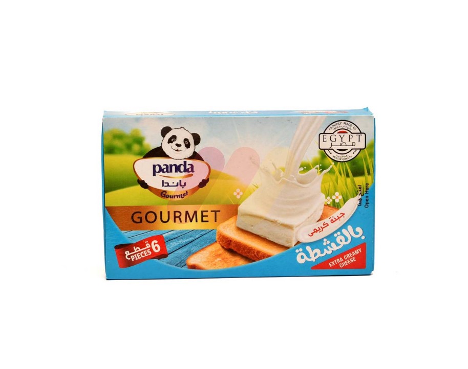 باندا جبنه مربعات جروميه طبيعي ٦ قطع