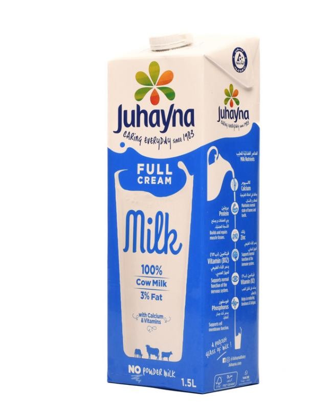 جهينه حليب كامل الدسم 1.5 لتر